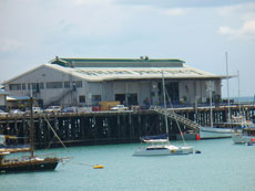 Darwin Wharf  in Darwin city a must see sightseeing of things to do in Darwin